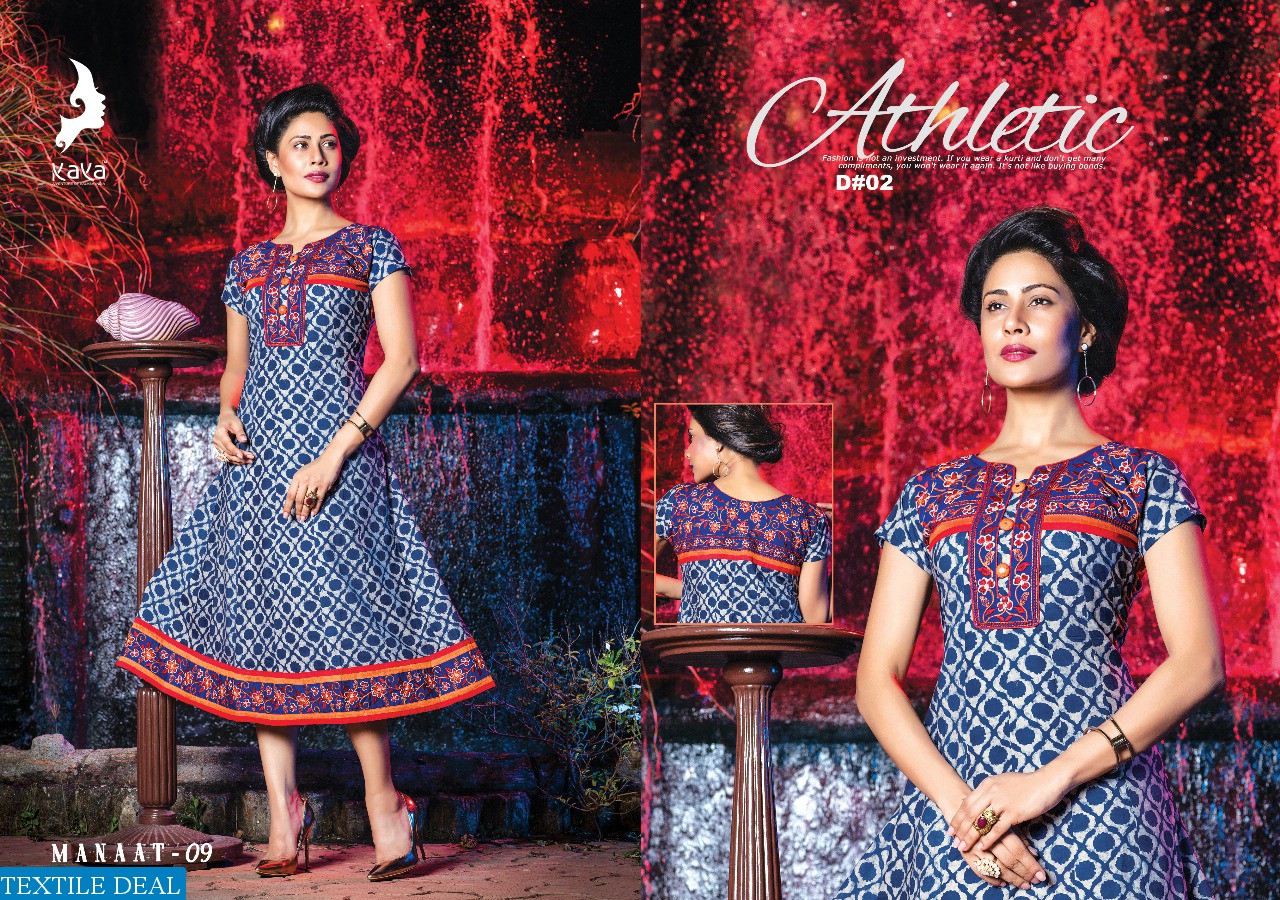 kaya mannat vol-9 Wholesale anarkali kurtis